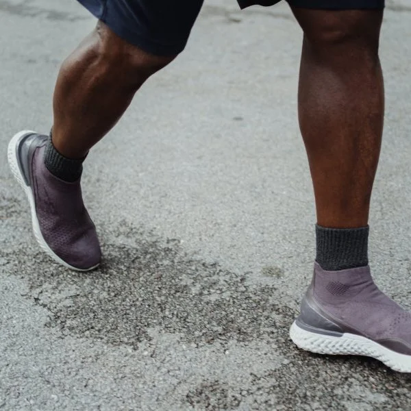 photo of person walking